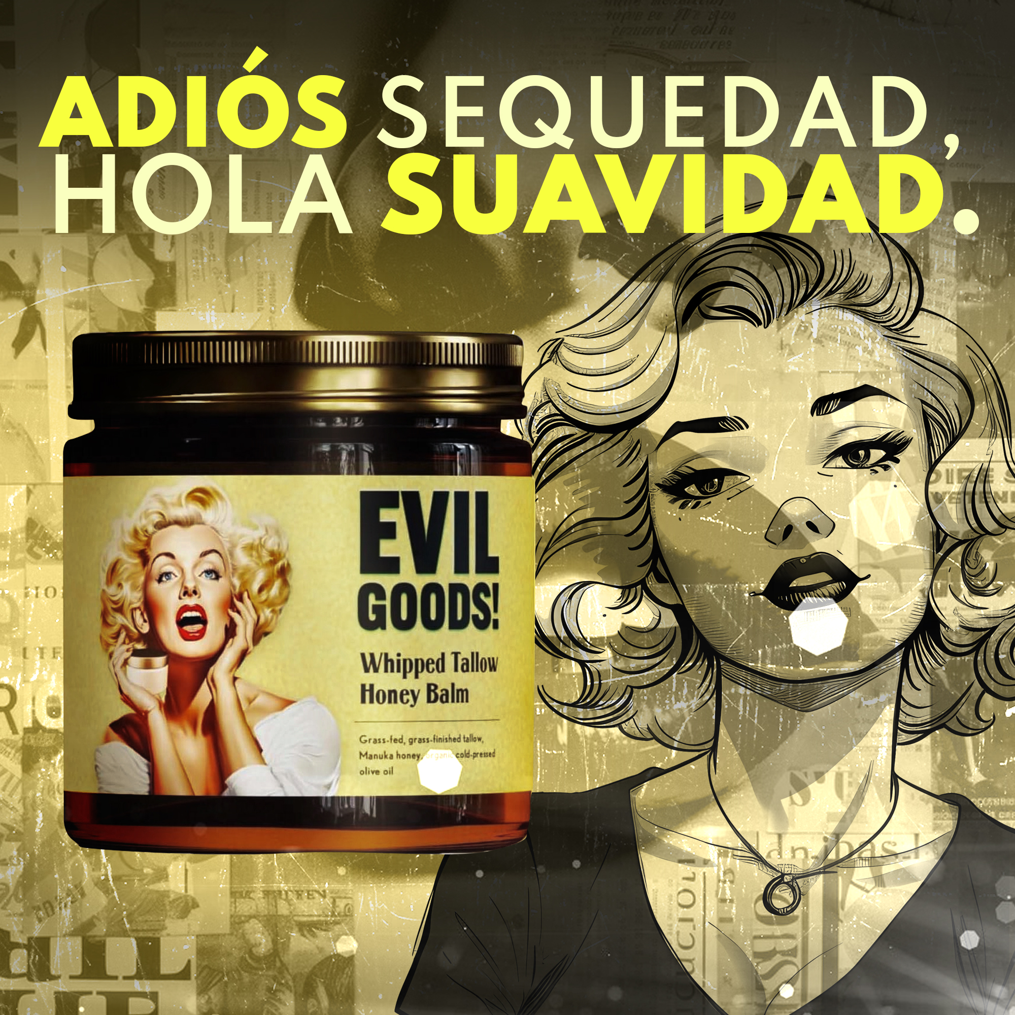 CREMA EVILGOODS X2 UNIDADES